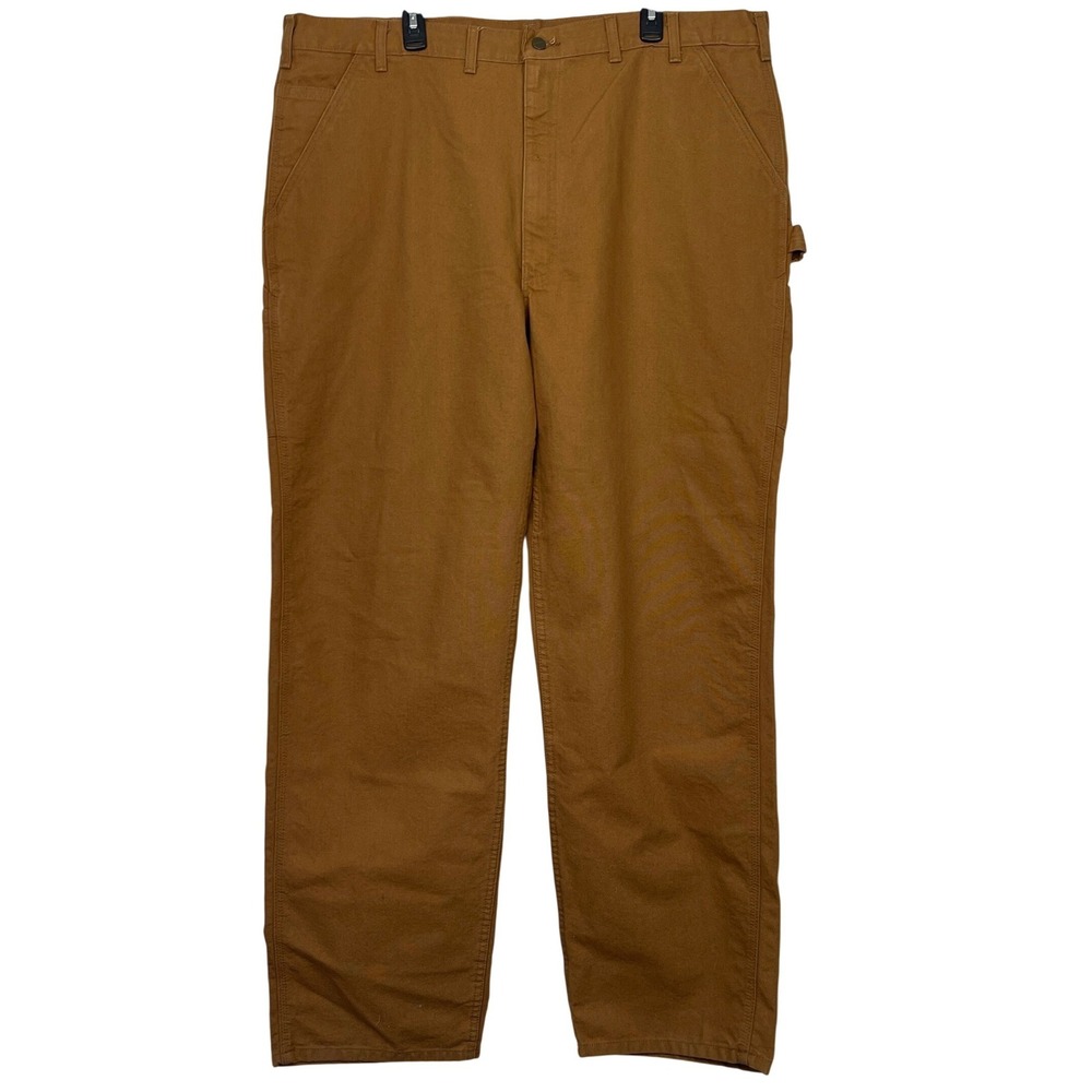NEW Carhartt B11 Loose Straight Duck Dungaree 44x36 Carpenter Work‎ Pants Brown